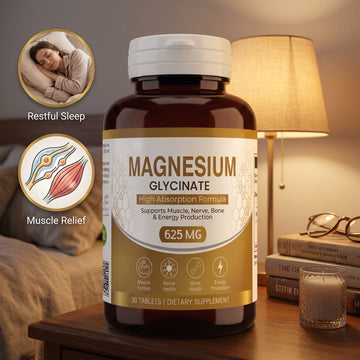 Medisense Magnesium Glycinate (850) – Supports Calm Mind, Better Sleep & Muscle Function (30 Tablets)