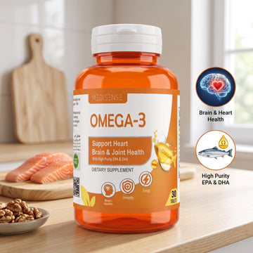Medisense Omega-3 Supplement – Support Heart, Brain & Joint Health (30 Tablets)