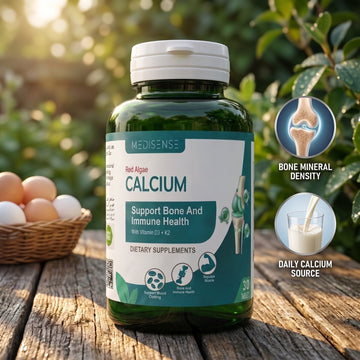 Medisense Red Algae Calcium Supplement – Support Bone and Immune Health (30 Tablets)